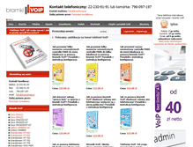 Tablet Screenshot of bramkivoip.pl